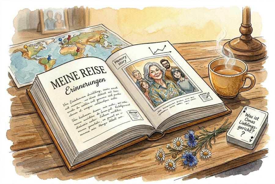 Das fertige Erinnerungsprodukt